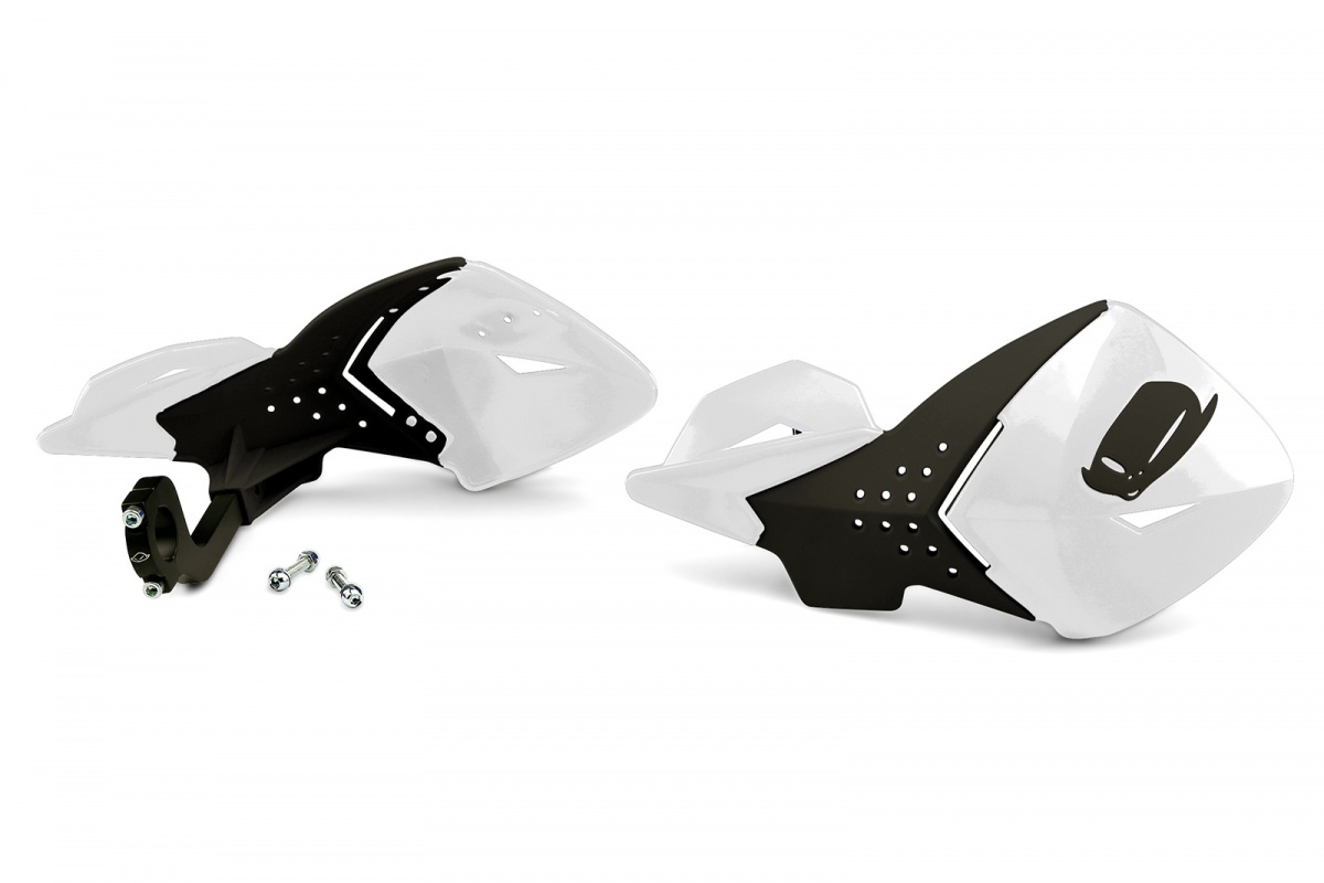 Motocross handguards Escalade white - Handguards - PM01646-041 - Ufo Plast