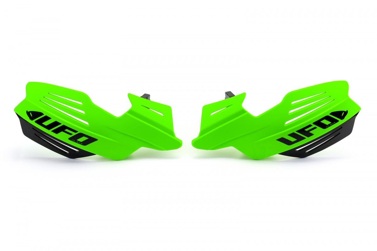 Motocross handguard Vulcan neon green - Handguards - PM01650-AFLU - Ufo Plast