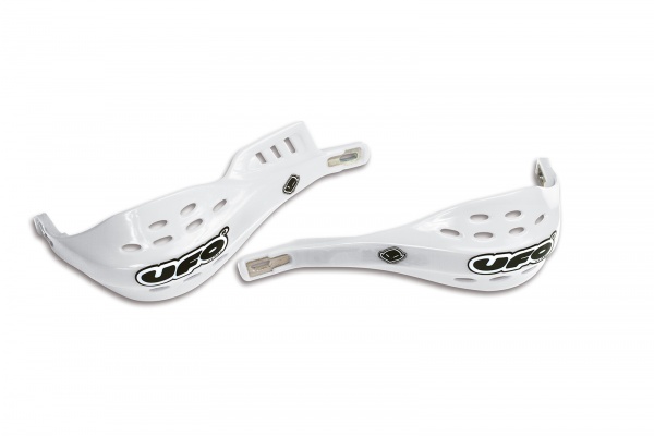 Motocross handguards Jumpy oversize white - Handguards - PM01620-041 - Ufo Plast