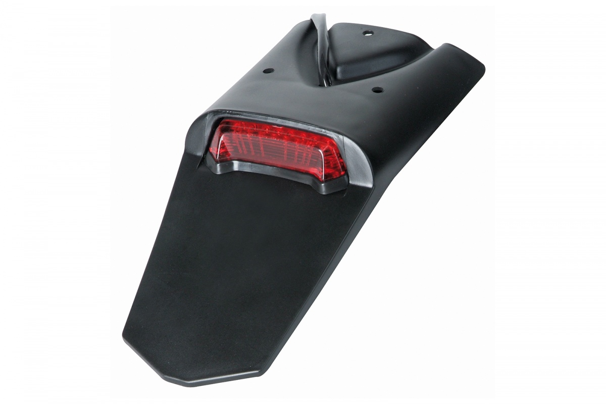 License plate holder with led - Enduro rear fender & plate holder - PP01218 - Ufo Plast