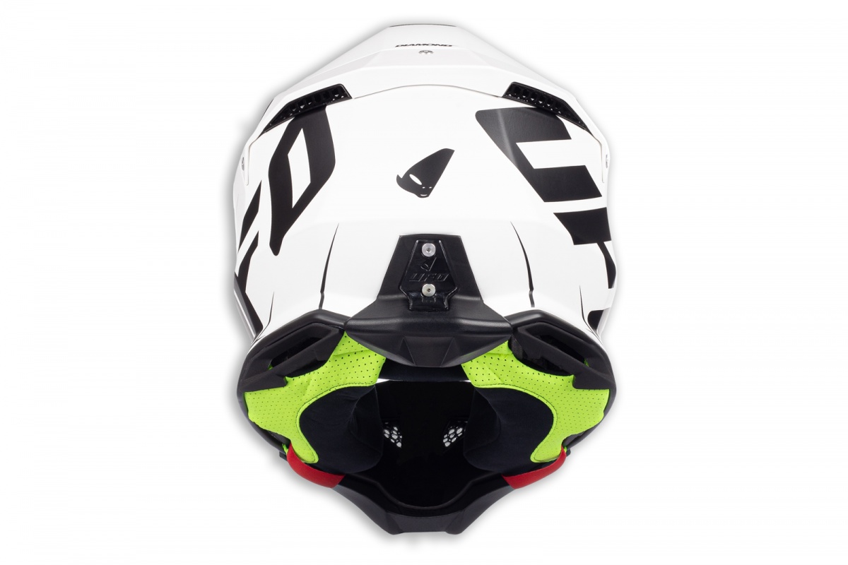 Motocross helmet Diamond limited edition black and white - ADULT - HE051 - Ufo Plast