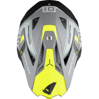 Motocross helmet Diamond grey and neon yellow - Home - he055 - Ufo Plast