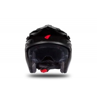 Jet helmet Sheratan black, grey and red glossy - Helmets - HE184 - UFO Plast