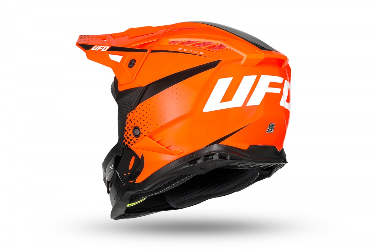 Motocross Echus helmet orange and black - Helmets - HE13100-FK - Ufo Plast