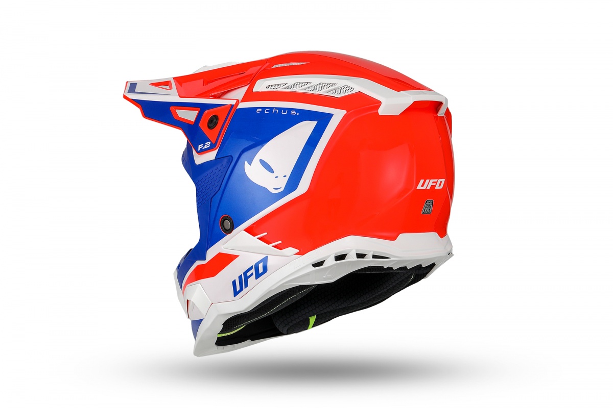 Motocross Echus helmet red blue and white - Helmets - HE13100-BC - Ufo Plast