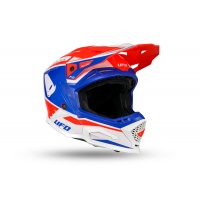 Motocross Echus helmet red blue and white - Helmets - HE13100-BC - Ufo Plast