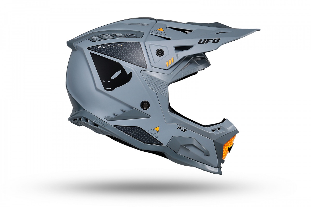 Motocross Echus helmet grey - Helmets - HE13100-EF - Ufo Plast